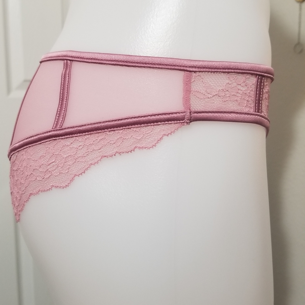 VS Dream Angels Rose Lace & Mesh Cheekini NWT - Picture 4 of 10